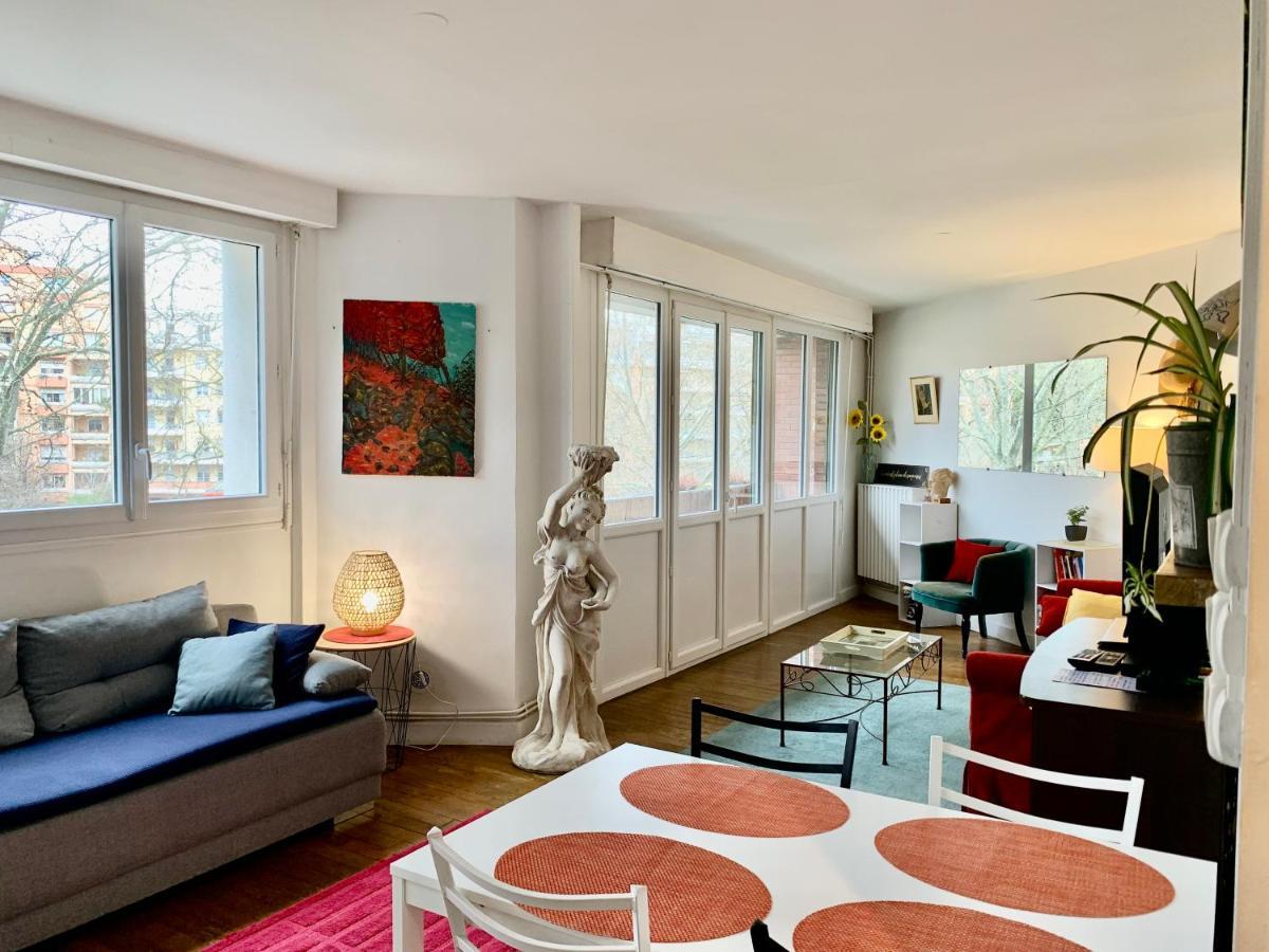 Gare Matabiau Toulouse Agreable Appartement Au Bord Du Canal Bagian luar foto